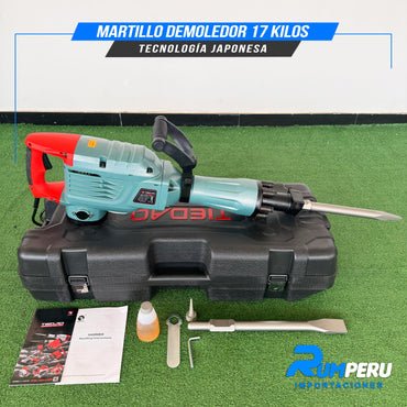 MORTILLO DEMOLEDOR 17 KILO GRAMOS TECNOLOGÍA JAPONESA
