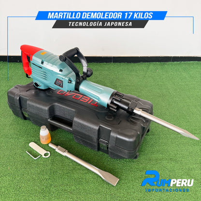 MORTILLO DEMOLEDOR 17 KILO GRAMOS  TECNOLOGÍA JAPONESA
