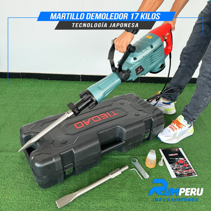 MORTILLO DEMOLEDOR 17 KILO GRAMOS  TECNOLOGÍA JAPONESA