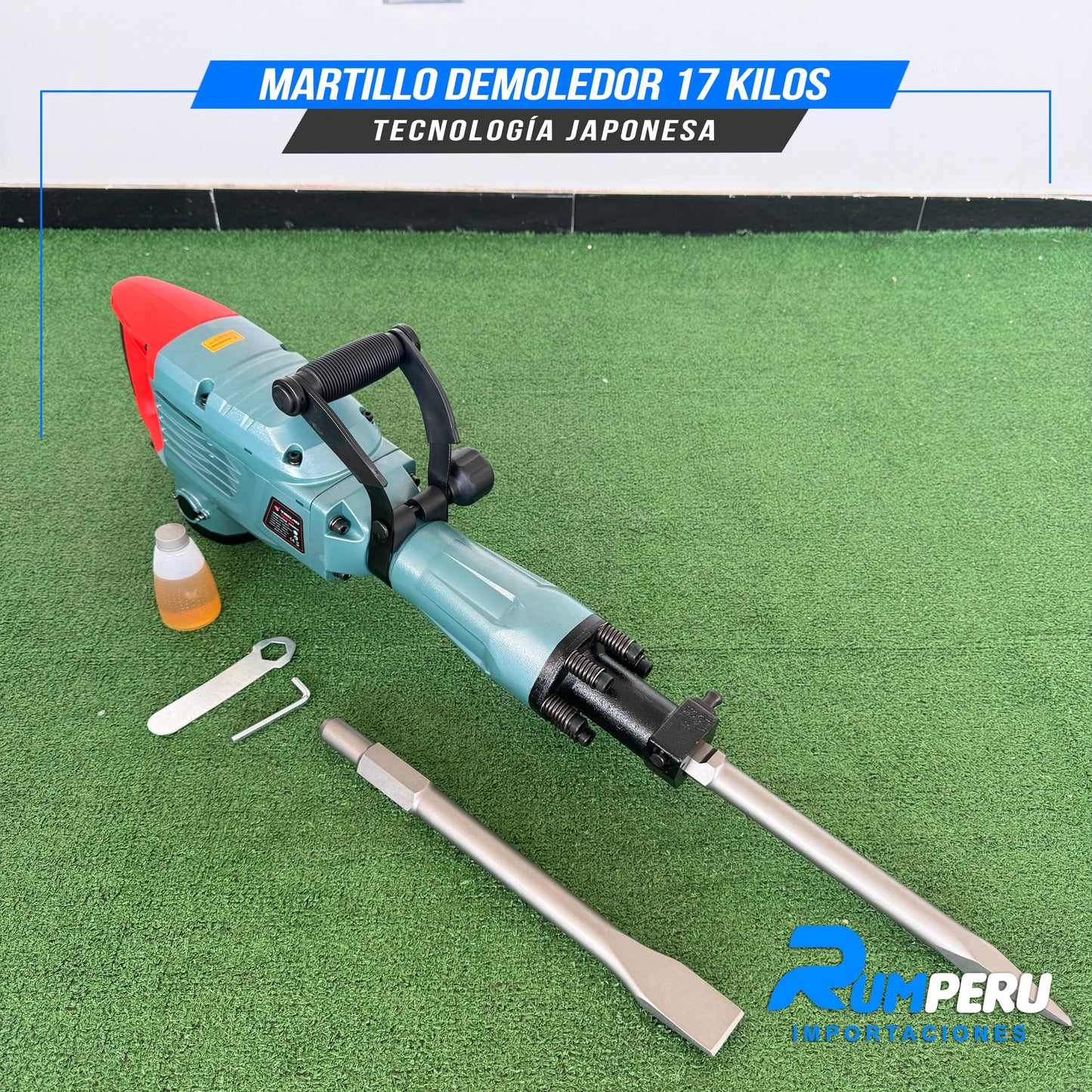 MORTILLO DEMOLEDOR 17 KILO GRAMOS  TECNOLOGÍA JAPONESA