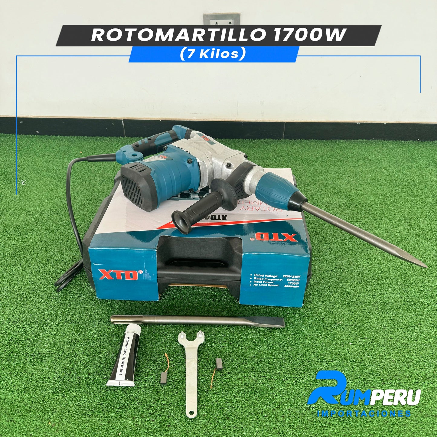 ROTOMARTILLO 1700W (7 KILOS)