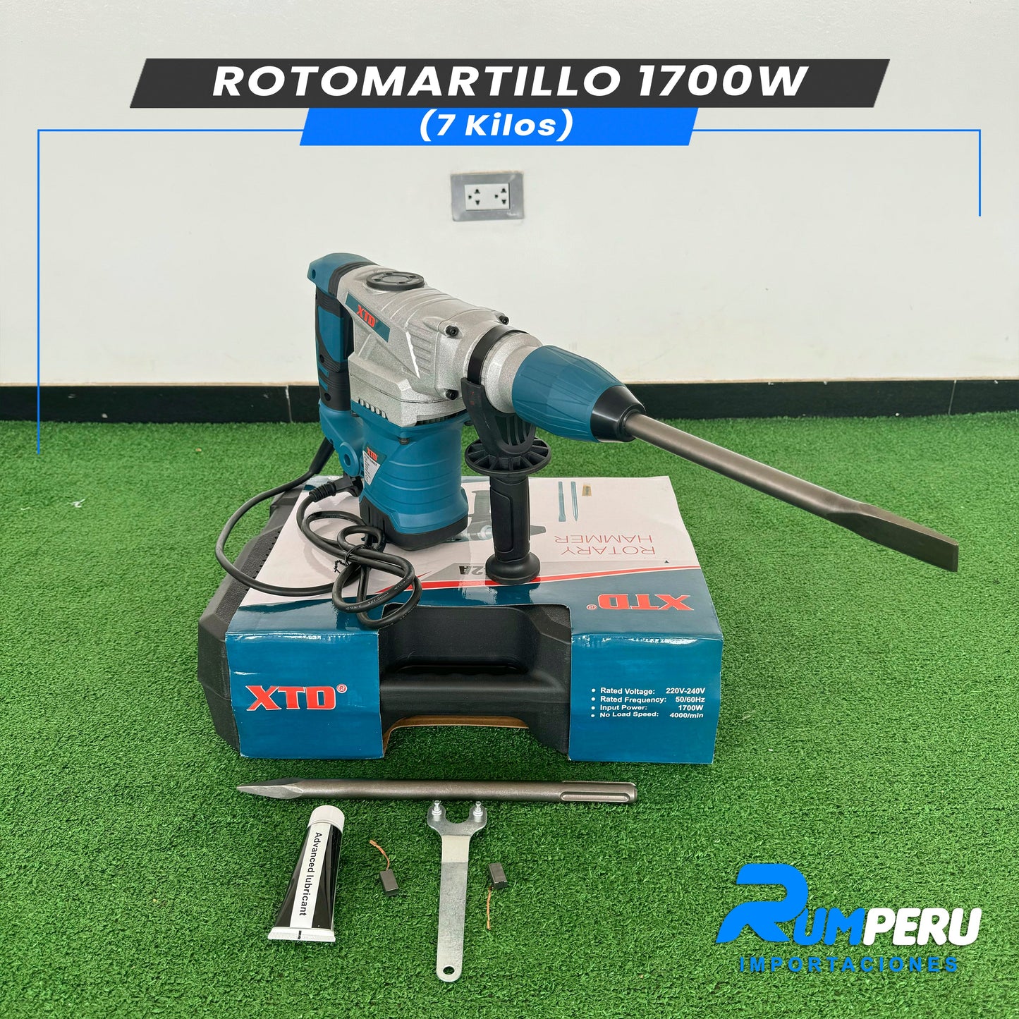 ROTOMARTILLO 1700W (7 KILOS)