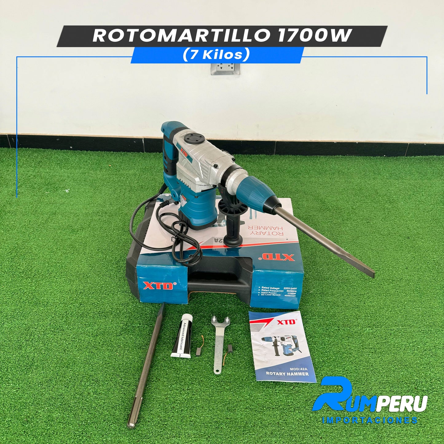 ROTOMARTILLO 1700W (7 KILOS)