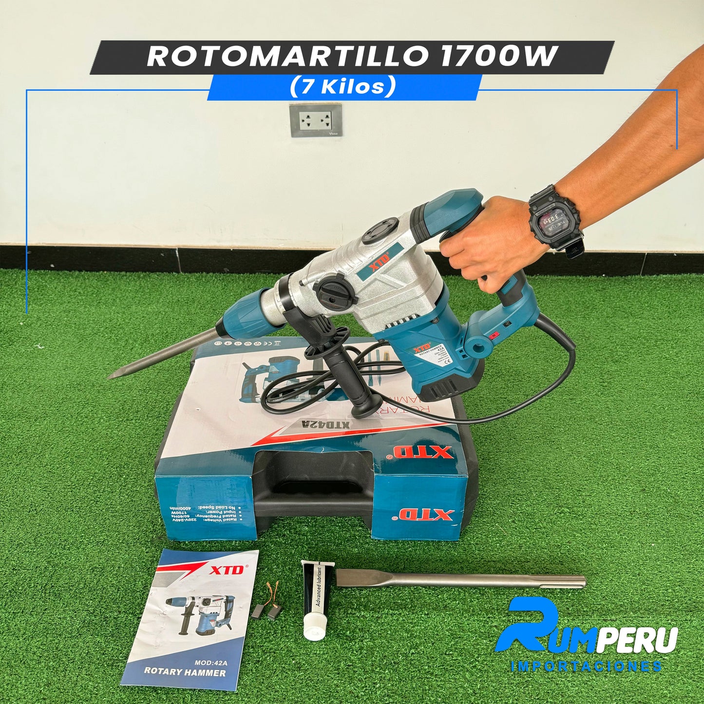 ROTOMARTILLO 1700W (7 KILOS)